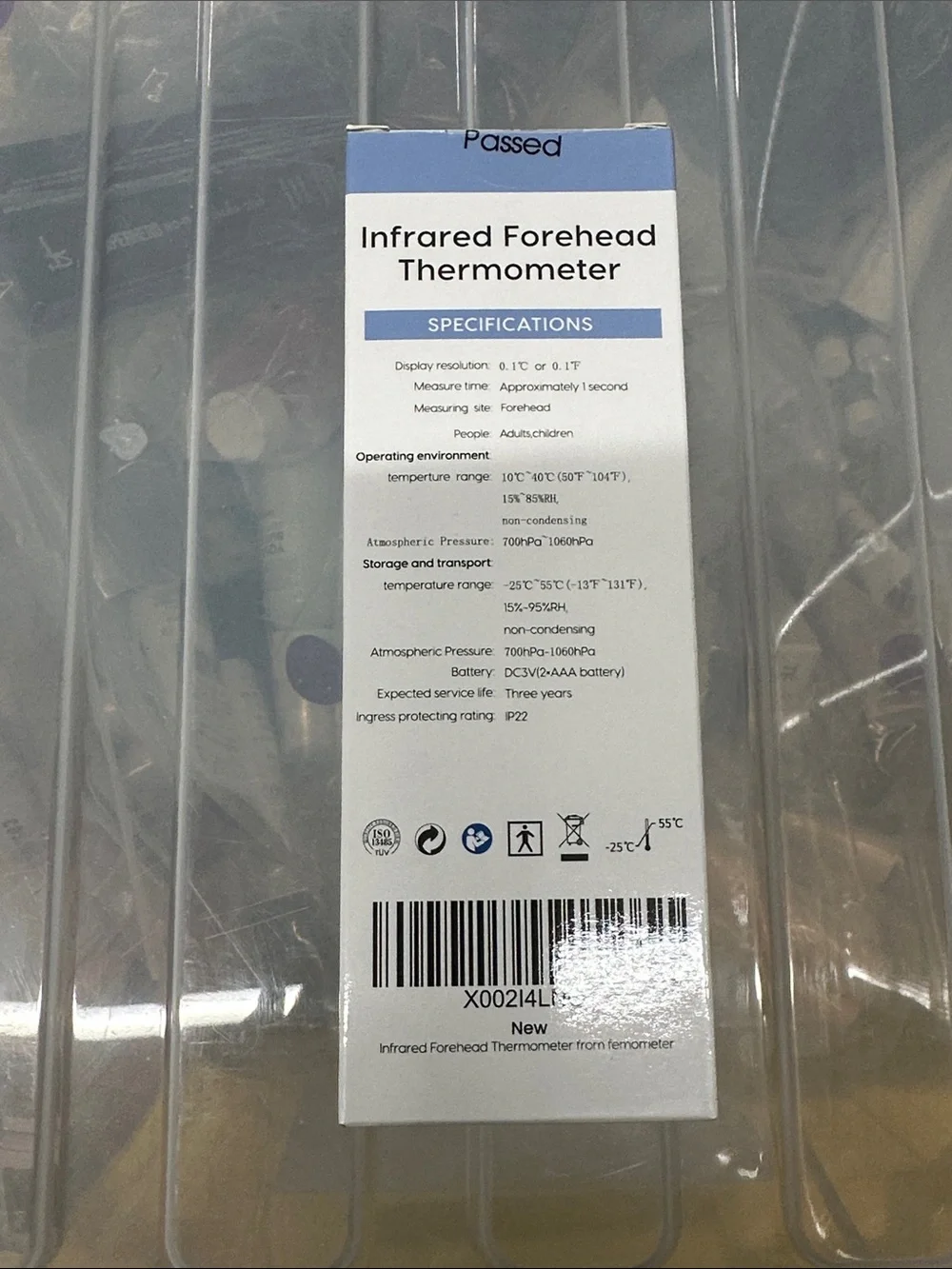 Femometer Infrared Forehead Thermometer - new sealed!